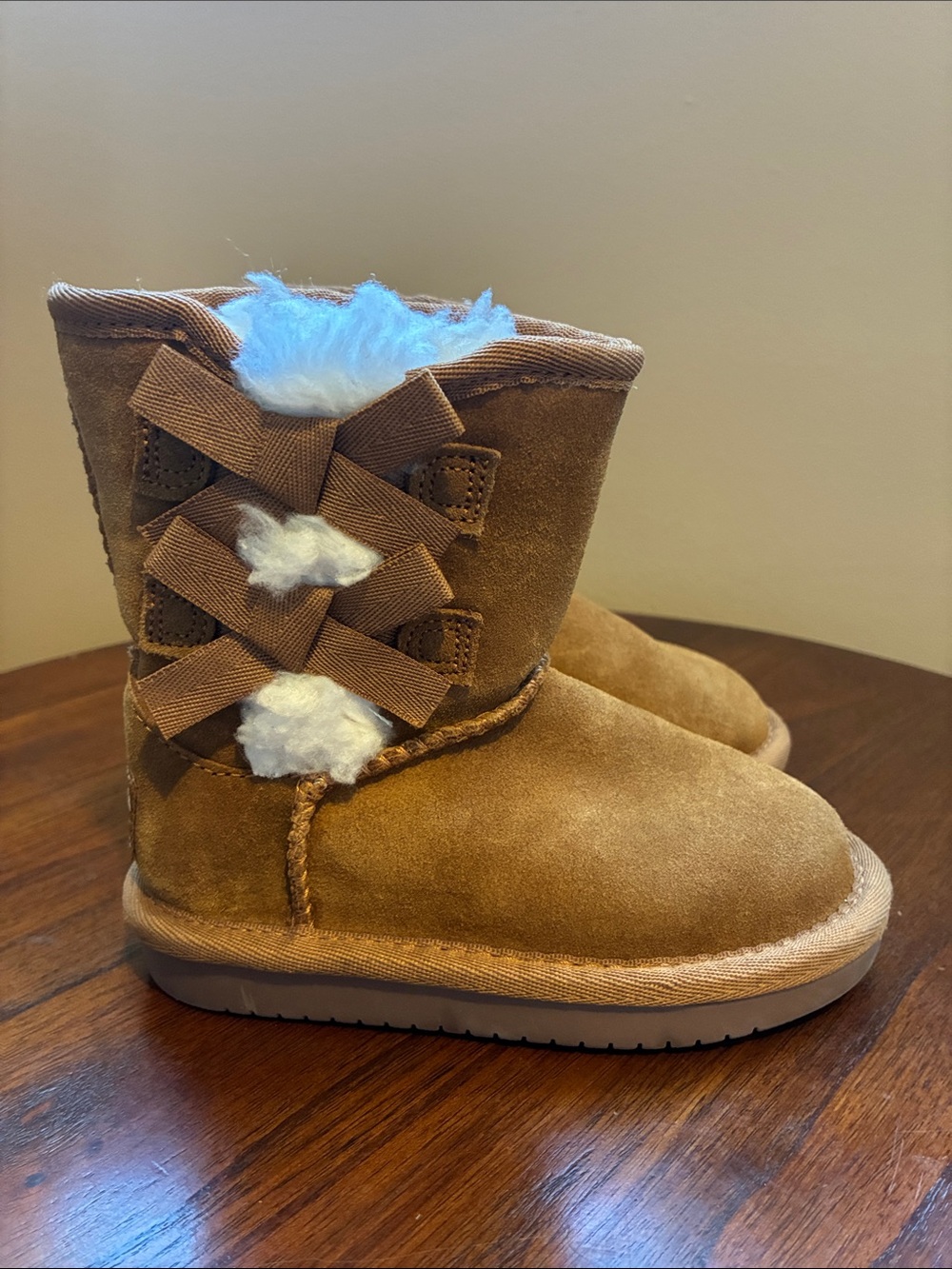 Koolaburra by UGG boots Bow Detail toddler 7 Brown